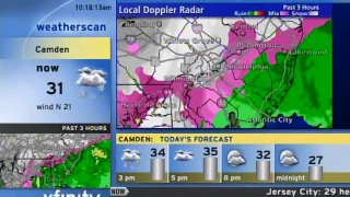 Weatherscan - During Winter Storm Stella - Mar 14 2017 10 AM - 11:30 AM