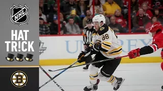 David Pastrnak's first NHL hatty sparks B's