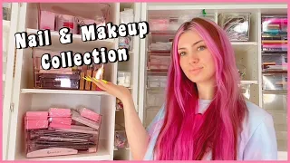 Organizing My ENTIRE Nail & Makeup Collection