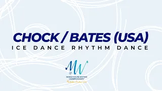 Chock/Bates (USA) | Ice Dance RD | ISU World FS Championships 2022 | Montpellier | #WorldFigure