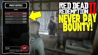 NEVER Pay A Bounty Ever Again! - RDR2 Tips & Tricks - Red Dead Redemption 2 (RDR2)