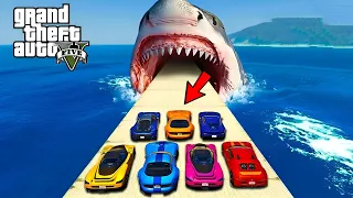 Dont Fall In Water Parkour Race Challenge 200.300% People Cannot Win This Race Of GTA 5!