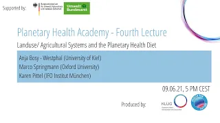 Lecture #4 - Landuse/Agricultural Systems and the Planetary Health Diet