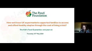 The Kid's Food Guarantee: How have supermarkets supported families during the cost of living crisis?