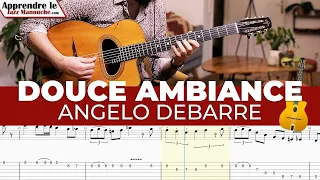 Douce Ambiance Solo d'Angelo Debarre - Solo et tablature (Gyspy jazz free tab)