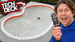 D.I.Y Concrete Tech Deck Pool!