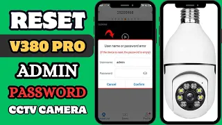 How To Reset v380 Pro WiFi Camera Password in 60 Seconds! - Here's reset How!