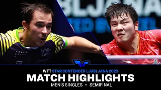 Fan Zhendong vs Hugo Calderano | MS SF | WTT Star Contender Ljubljana 2023