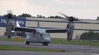 Bell Boeing V- 22 Osprey Perform at Farnborough Air Show 2012