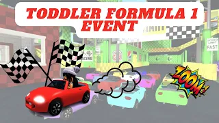 TODDLER FORMULA 1 RACING TRACK EVENT!! build tour [roblox/bloxburg