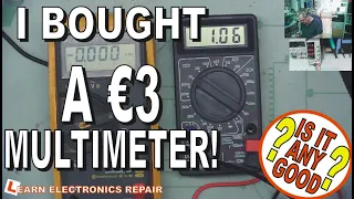 I bought a brand new DT-830B Digital Multimeter for €3.  Is it any good for repair work?