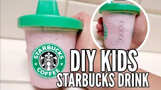 DIY Strawberries And Cream Frappuccino From Starbucks For Kids