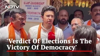 "Victory Of Democracy": BJP's Tejasvi Surya On Party's 16-Vote Win In Karnataka Seat