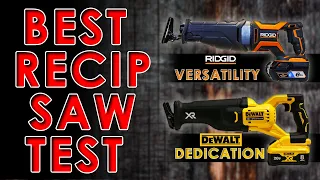 RECIPROCATING SAW COMPARISON (DEDICATED or VERSATILITY) DeWALT 20V MAX XR VS RIDGID MEGAMAX