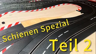 Fortsetzung!!! Schienen Spezial Teil 2 Carrera Digital 1:32 1:24 Sonderschienen bauen sägen / kleben