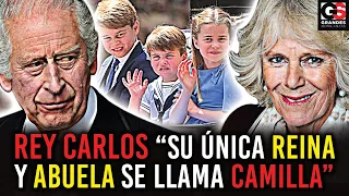 El Rey Carlos Exige a Hijos de William y Harry llamar ABUELA Y REINA a Camilla Parker NO A LADY DI