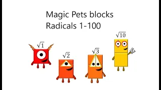 Magic Pets blocks Radicals 1-100