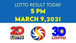 Lotto Result Today March 9,2021 5PM | 2D | 3D | ez2  | swertres | 6D | 6/42 | 6/49| 6/58