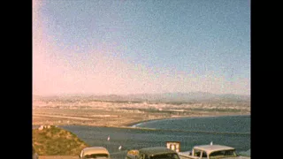 1960 8mm Film - La Jolla Shores - San Diego from Pt. Loma