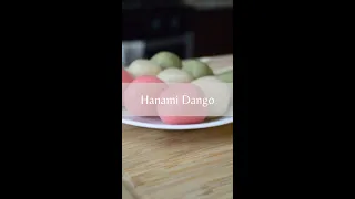 Hanami Dango Recipe from scratch #shorts #youtubeshorts