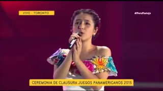 Himno Nacional del Peru en español y quechua - Panamericanos 2015