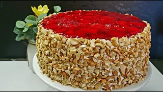 Cake in 15 minutes! The famous cake that drives the world crazy! Simple and tasty recipe! 😋