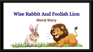 Learn English Through Story || Wise Rabbit and The Foolish Lion || English Story ||