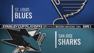 St. Louis Blues vs San Jose Sharks | May.13, 2019 NHL | Game 2 | Stanley Cup 2019 | Обзор матча