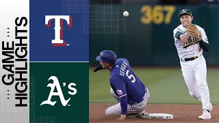 Rangers vs. A's Game Highlights (8/8/23) | MLB Highlights