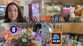 Massive Aldi Haul with WW Points | All Gluten Free| Plus a "My Mochi" Taste Test