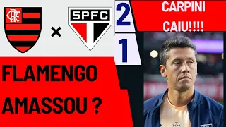 FLAMENGO AMASSA O SÃO PAULO E THIAGO CARPINI É DEMITIDO!