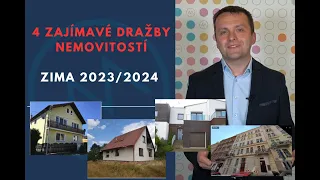 Aktuálně 4 zajímavé investiční dražby nemovitostí