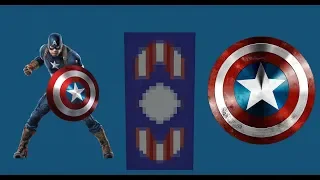 How to make Captain America's Shield in minecraft!