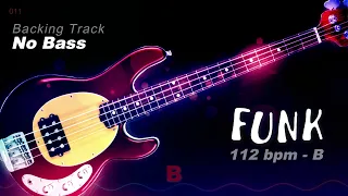 ✭ Funk Backing Track ✭  - No Bass - Backing track for bass. 112 bpm. #backingtrack