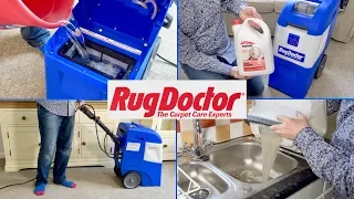 Rug Doctor Mighty Pro X3 Carpet Washer Demonstration & Review