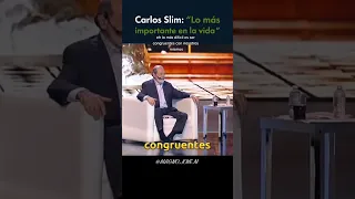 Carlos Slim “Lo mas importante en la vida es el Matrimonio"