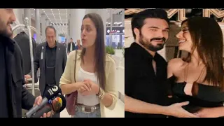 Statement by Sıla Türkoğlu at the airport upon her return from Cannes: Halil and I