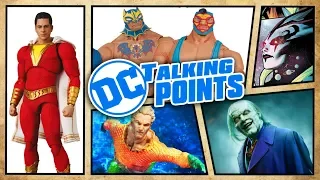 DC Collectibles Lucha Explosiva Cancelled,  Mafex Shazam!, Mezco one:12 Collective Aquaman