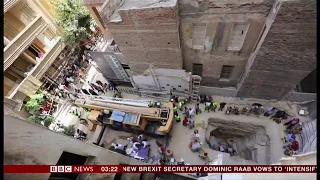 Alexander the Great or a deadly curse? - Black sarcophagus (Egypt) - BBC News - 20th July 2018
