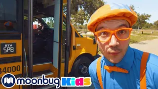 Blippi's Back to School Scavenger Hunt! | Educational Videos | Learn ABC 123 | Moonbug Kids