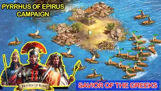 Age of Empires 2 Return of Rome | Savior of the Greeks | Pyrrhus of Epirus | AoE 2 Return of Rome