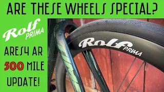 500 miles later, how are the Rolf Prima Ares 4 AR carbon road bike wheels to ride?