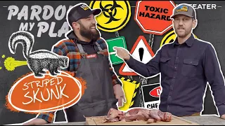 Clay Newcomb and Spencer Neuharth Eat Skunk | S2E05 | Pardon My Plate