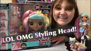 NEW LOL Surprise OMG Candylicious Doll - L.O.L. Surprise O.M.G. Styling Head - Unboxing & Review