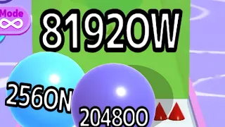 BALL RUN 2048 — INFINITY ∞ Hit To '8192 OW' LIMIT (O-Wi-LLION, High Level)