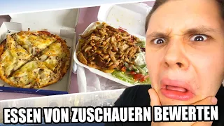 ICH reagiere auf das ESSEN MEINER ZUSCHAUER😍🤢(AHHH)