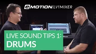 Live Sound Tips Part 1: Setup & Drums (ft. eMotion LV1)