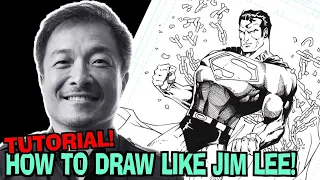 How To Draw Like JIM LEE In 2021! *Comic Book Drawing School!✏️*