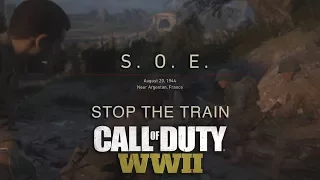 Call of Duty WW2 Walkthrough (Stopping the Train) Mission 4: S.O.E  UHD 4K 60Fps