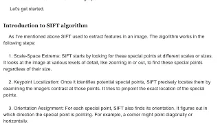 Feature Extraction Example with SIFT using OpenCV in Python